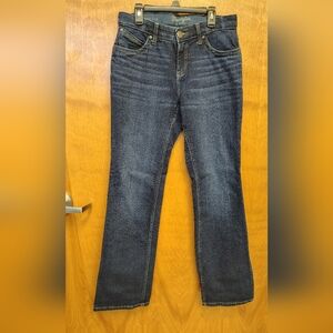 Wrangler Q Baby Ultimate Riding Jean Dark Wash Boot Cut Jeans